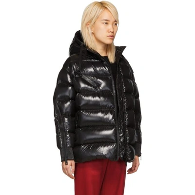 Shop Moncler Black Down Liriope Jacket In 999 Black