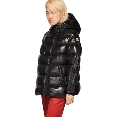 Shop Moncler Black Down Liriope Jacket In 999 Black