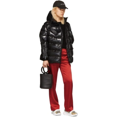 Shop Moncler Black Down Liriope Jacket In 999 Black