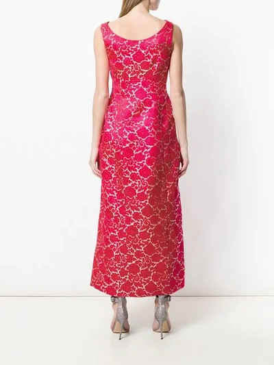 Shop Givenchy Vintage 1963 Jacquard Buttoned Gown - Pink