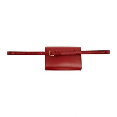 Shop Saint Laurent Red Kate Belt Bag