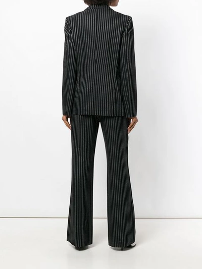 Shop Valentino Vintage Pinstripe Two-piece Suit - Black