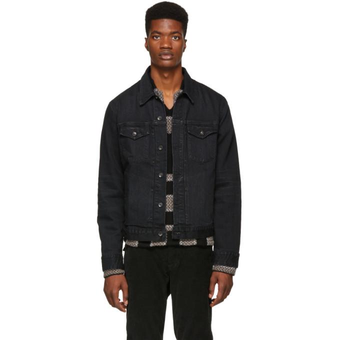 rag and bone black denim jacket
