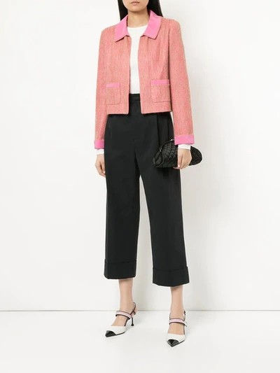 Pre-owned Chanel Vintage Cropped Jacket - Pink