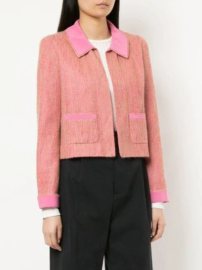 Pre-owned Chanel Vintage Cropped Jacket - Pink