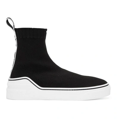 Shop Givenchy Black George V Sock Sneakers