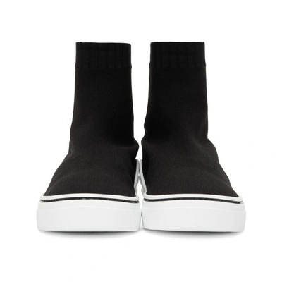 Shop Givenchy Black George V Sock Sneakers
