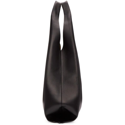 Shop Maison Margiela Black Classic Leather Tote In T8013 Black