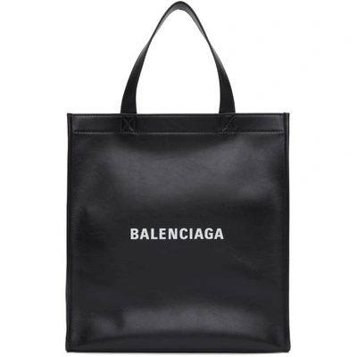 Shop Balenciaga Black Small Market Shopper Tote