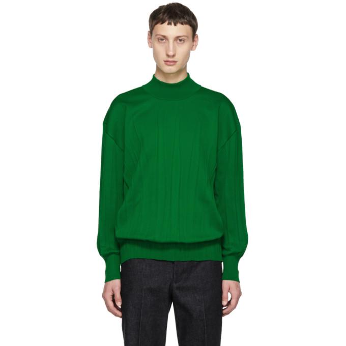 green turtleneck sweater mens