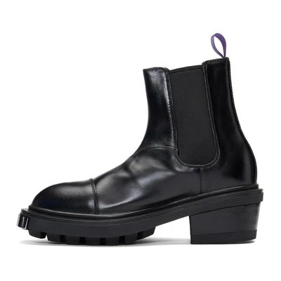 Shop Eytys Black Leather Nikita Chelsea Boots