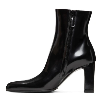 Shop Balenciaga Black Round Boots