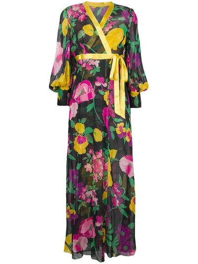 Pre-owned A.n.g.e.l.o. Vintage Cult Floral Dress & Coat In Multicolour