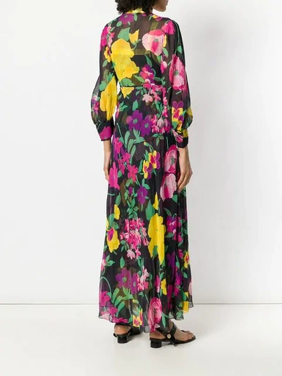 Pre-owned A.n.g.e.l.o. Vintage Cult Floral Dress & Coat In Multicolour