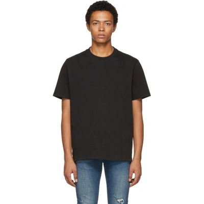 Shop Frame Black Classic Fit T-shirt In Noir