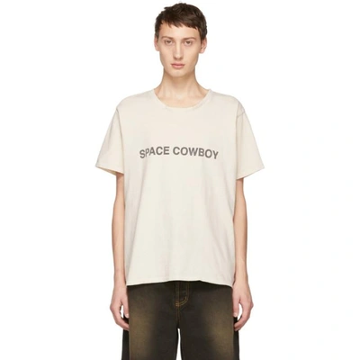 Shop Rhude White 'space Cowboy' T-shirt