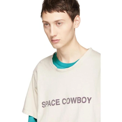 Shop Rhude White 'space Cowboy' T-shirt