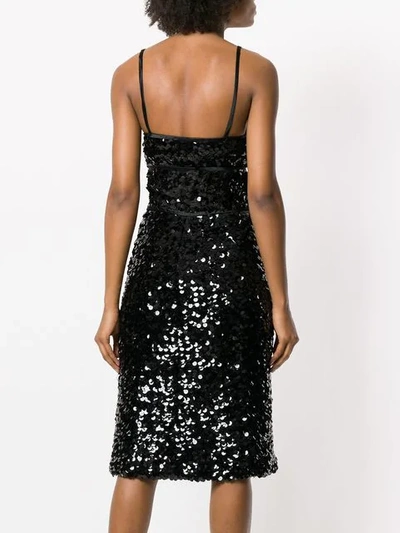 Pre-owned A.n.g.e.l.o. Vintage Cult Sequined Dress In Black