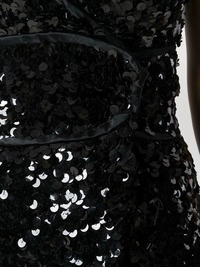 Pre-owned A.n.g.e.l.o. Vintage Cult Sequined Dress In Black