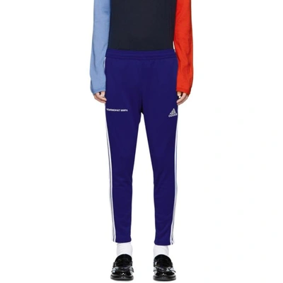 Gosha Rubchinskiy Blue Adidas Originals Edition Track Pants In White |  ModeSens