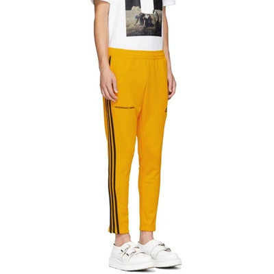 Gosha Rubchinskiy Yellow Adidas Originals Edition Track Pants In Yellow 4