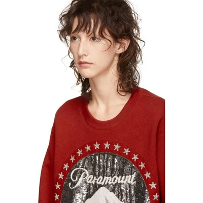 Consulaat Creatie Calligrapher Gucci Red Paramount Pictures® Edition Sequin Sweatshirt In Red Cotton  Jersey | ModeSens