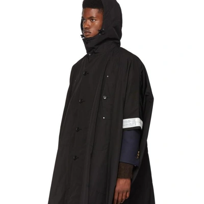 Shop Junya Watanabe Black The North Face Edition Poncho Coat In 1 Black