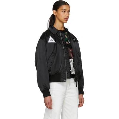 Shop Gosha Rubchinskiy Black Ma-1 Bomber Jacket In 1 Black