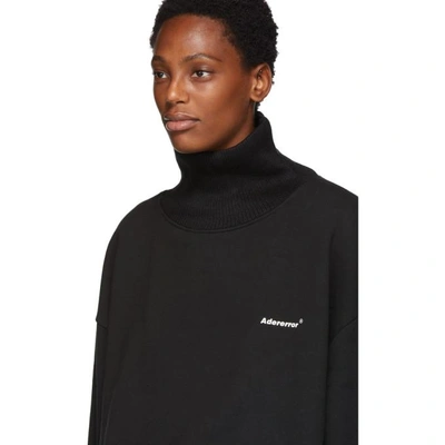 Shop Ader Error Black Turtleneck Sweatshirt