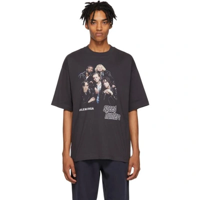 Balenciaga Speedhunters Graphic-print Cotton T-shirt In Black | ModeSens