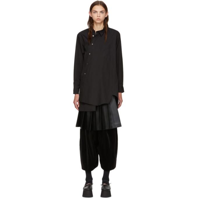 comme des garcons homme plus asymmetric shirt
