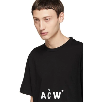 Shop A-cold-wall* Black Bracket Logo T-shirt