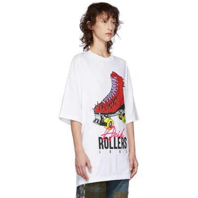 Shop Undercover White 'acid Rollers' T-shirt