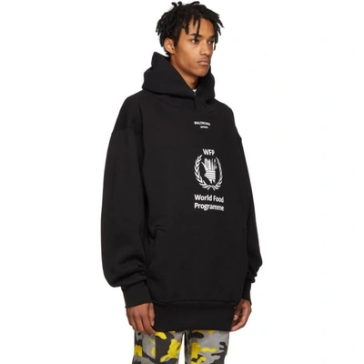 Balenciaga Black World Food Programme Hoodie | ModeSens