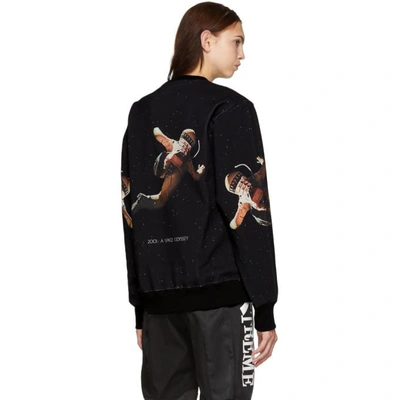 Shop Undercover Black 2001: A Space Odyssey Sweatshirt In Black Base