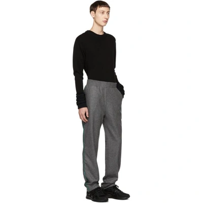 Shop Anton Belinskiy Grey Vinyl Lounge Pants In Gray