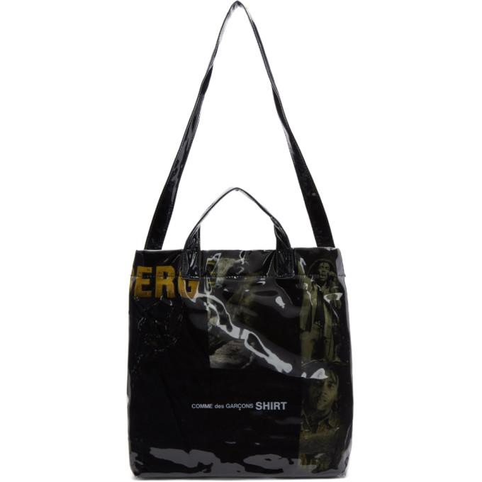 cdg shirt pvc tote