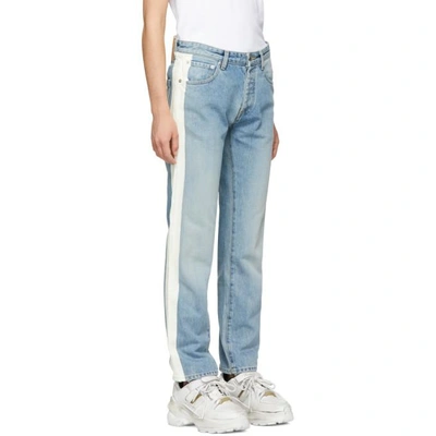 Shop Ambush Blue Nobo Stripe Jeans