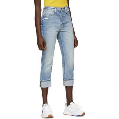 Shop Frame Blue Le Pegged Jeans In Aldine