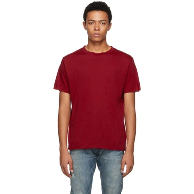 Shop Simon Miller Red Cotton And Cashmere T-shirt In 81764 Red