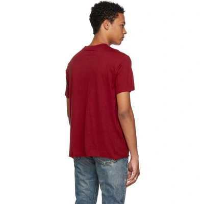 SIMON MILLER 红色棉质和山羊绒 T 恤
