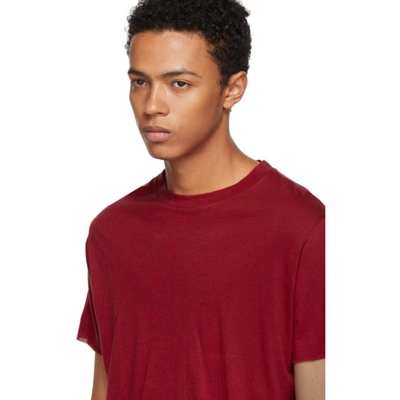 Shop Simon Miller Red Cotton And Cashmere T-shirt In 81764 Red