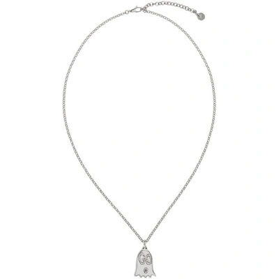 Shop Gucci Silver Ghost Necklace