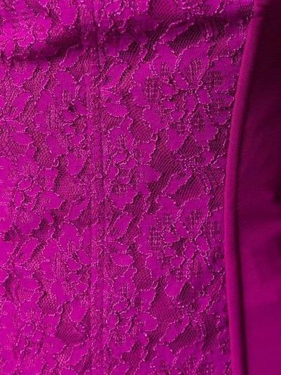 Shop Dolce & Gabbana Vintage Lace Panel Corset - Pink