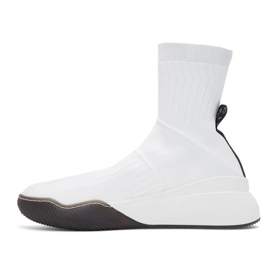 Shop Stella Mccartney Ssense Exclusive White Loop Sock Sneakers