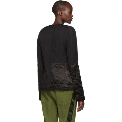 Haider Ackermann Round Neck Jacket In Black