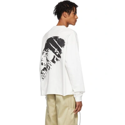 Shop Resort Corps White Prophet Cropped Long Sleeve T-shirt