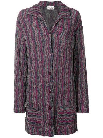 Pre-owned Missoni Patterned Knitted Jacket In Multicolour