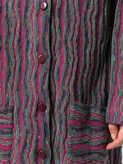 Pre-owned Missoni Patterned Knitted Jacket In Multicolour