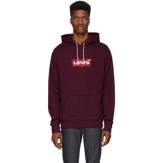 levis purple hoodie